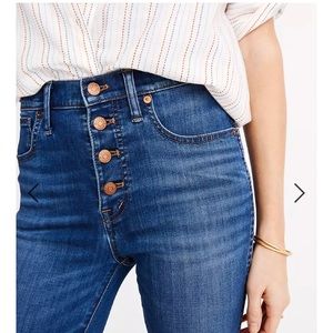 Madewell 10" High-Rise Skinny Crop Jeans
